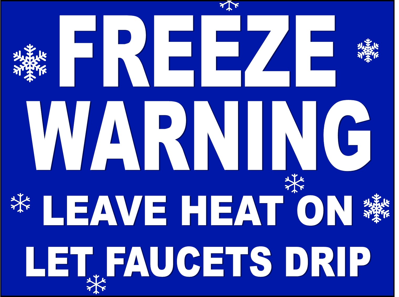 Utility freeze on sale